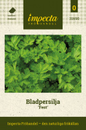 Glatte Petersilie 'Fest',  Beliebte Petersiliensorte mit mittelgroßen, glatten, grünen und extrem aromatischen  Blättern.