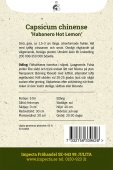 Havanna-Pfeffer 'Habanero Hot Lemon'