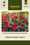 Zinnie 'Zahara Double Cherry'