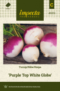 Mairübe 'Purple Top White Globe'
