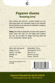 Klatschmohn 'Amazing Grey'
