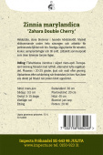 Zinnie 'Zahara Double Cherry'